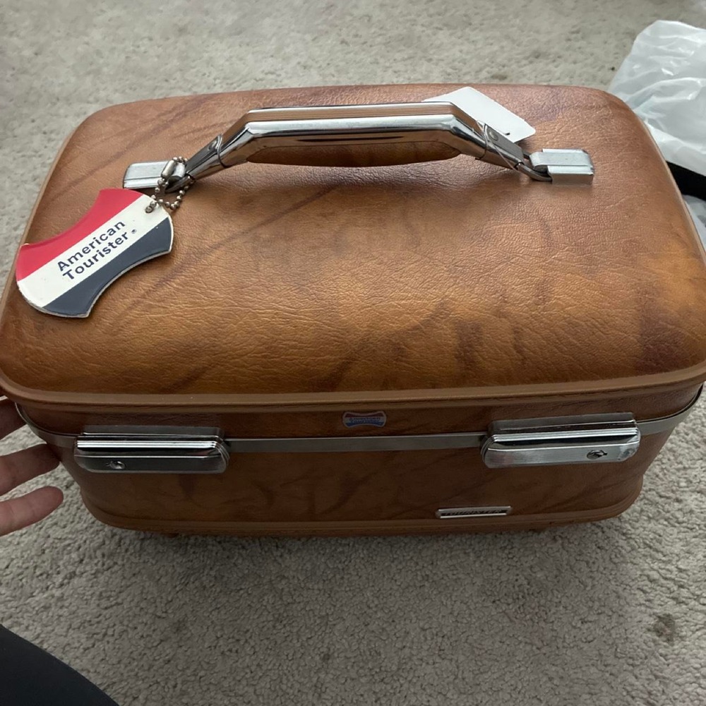 Vintage American Tourister Suitcase Jewelry Box